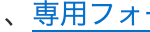 専用フォー