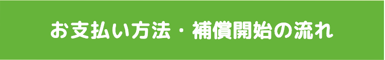お支払い方法・補償開始の流れ